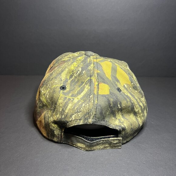 Mossy Oak Manitowic Green Camouflage Embroidered Logo Adjustable Baseball Hat - Picture 3 of 7